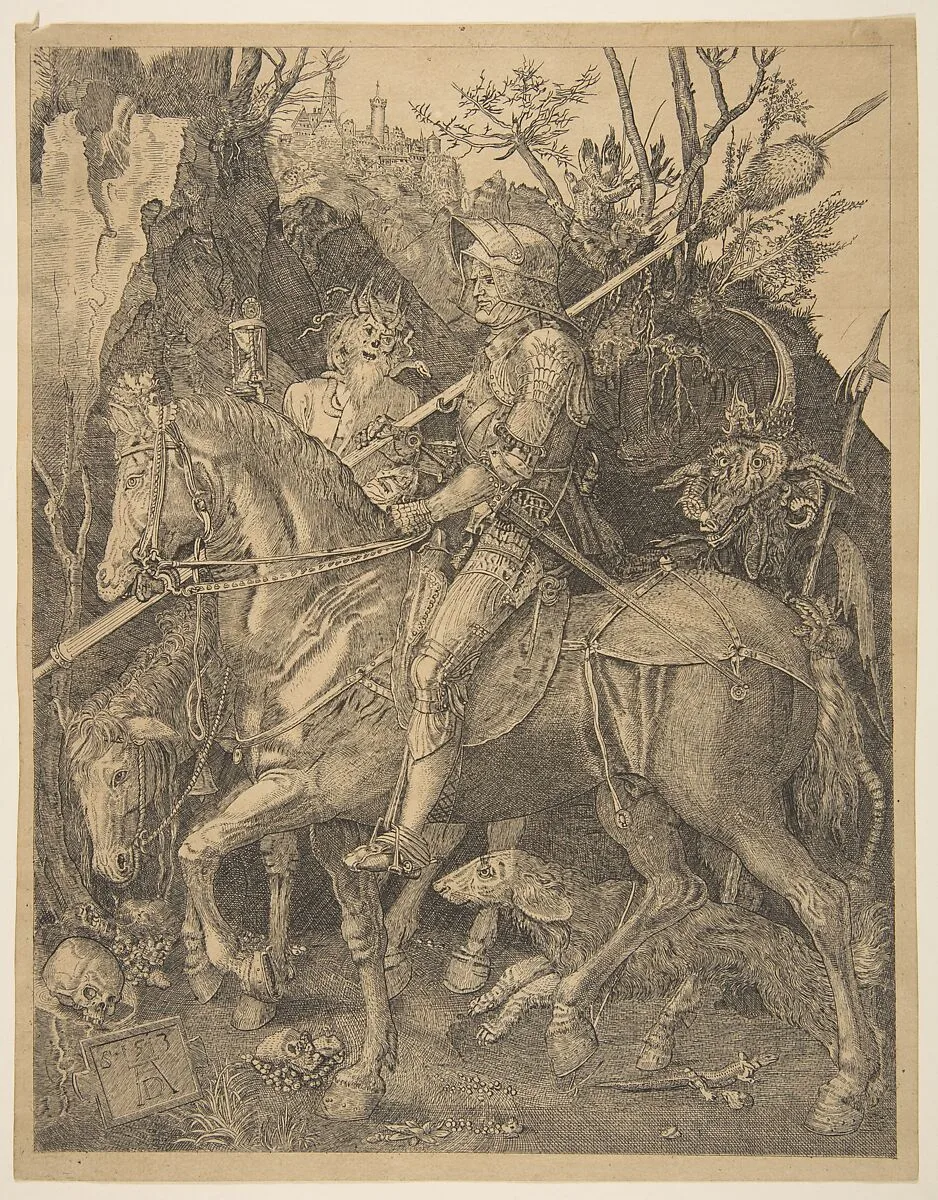 Knight, Death, and the Devil (copy) — Albrecht Dürer