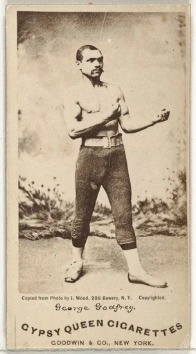 George Godfrey, from the Celebrities and Prizefighters series (N174) for Gypsy Queen Cigarettes