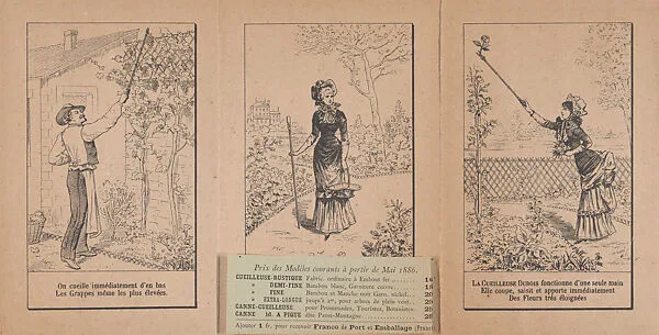 Pamphlet promoting the Dubois pruning instrument — M. J. Baudry