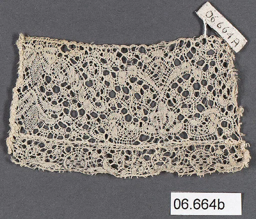 Fragment of bobbin lace