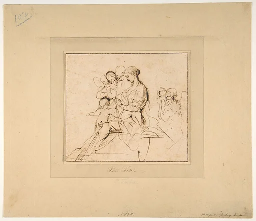 The Holy Family with Attendant Angels