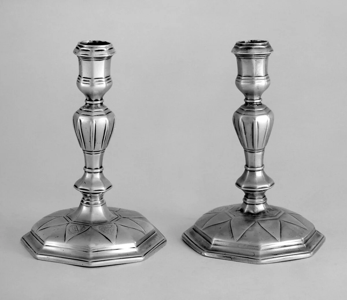Pair of candlesticks — Thomas Folkingham