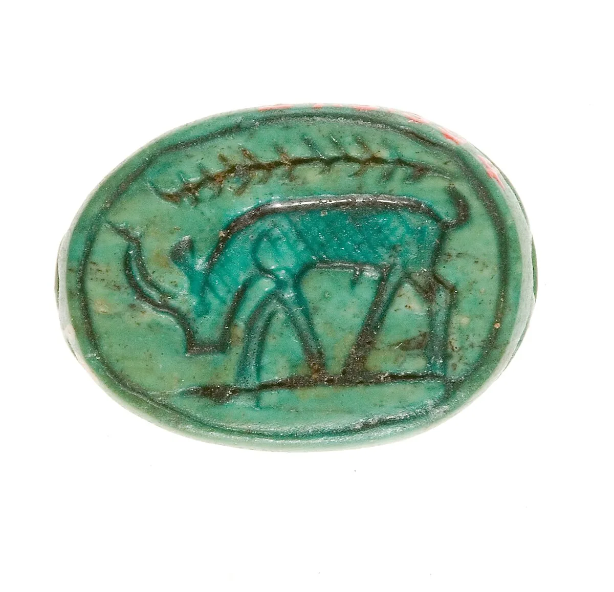 Scarab Inscribed with a Grazing Antelope — Unknown