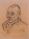 Portrait of Hermann Burg — Oskar Kokoschka