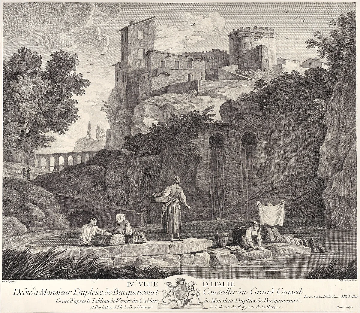 Fourth View of Italy — Pierre Jacques Duret|Joseph Vernet