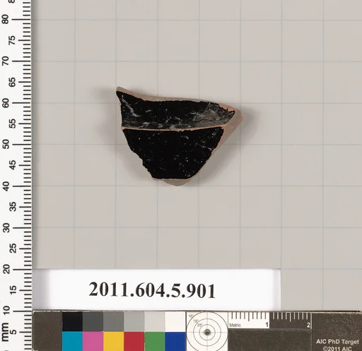 Terracotta fragment of a kylix (drinking cup)