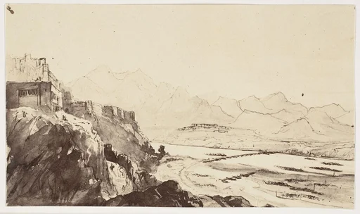 [Attock on the Indus River- From a Drawing]