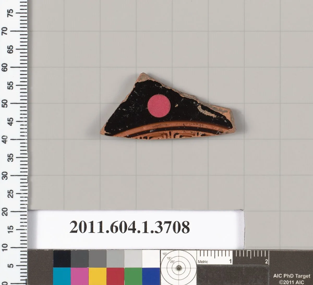 Terracotta fragment of a kylix (drinking cup) — Unknown