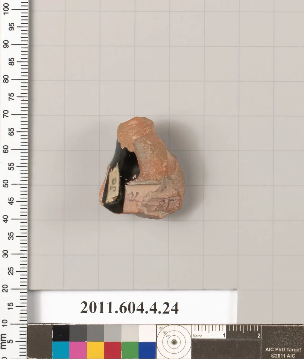 Terracotta fragment of a kylix (drinking cup) — Unknown