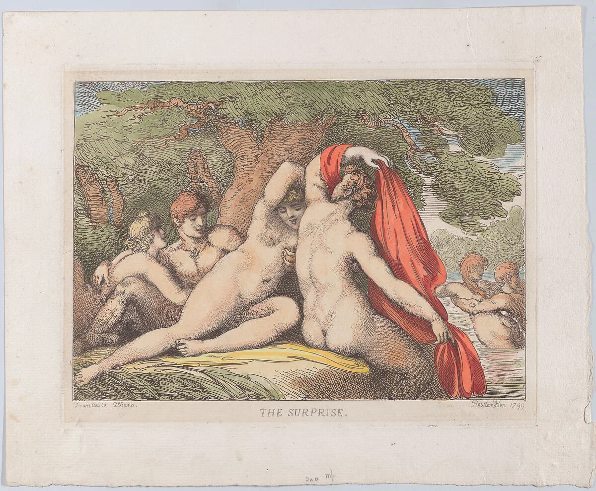 The Surprise — Thomas Rowlandson|Francesco Albani|Thomas Rowlandson