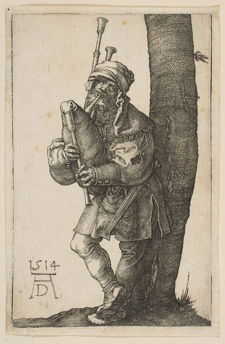 The Bagpiper — Albrecht Dürer