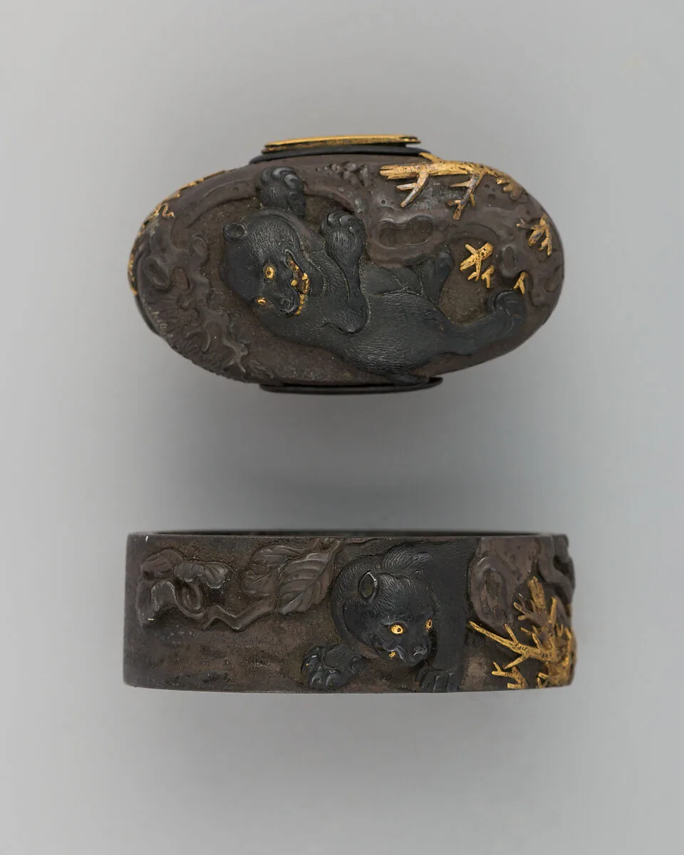 Sword-Hilt Collar and Pommel (Fuchigashira) — Unknown