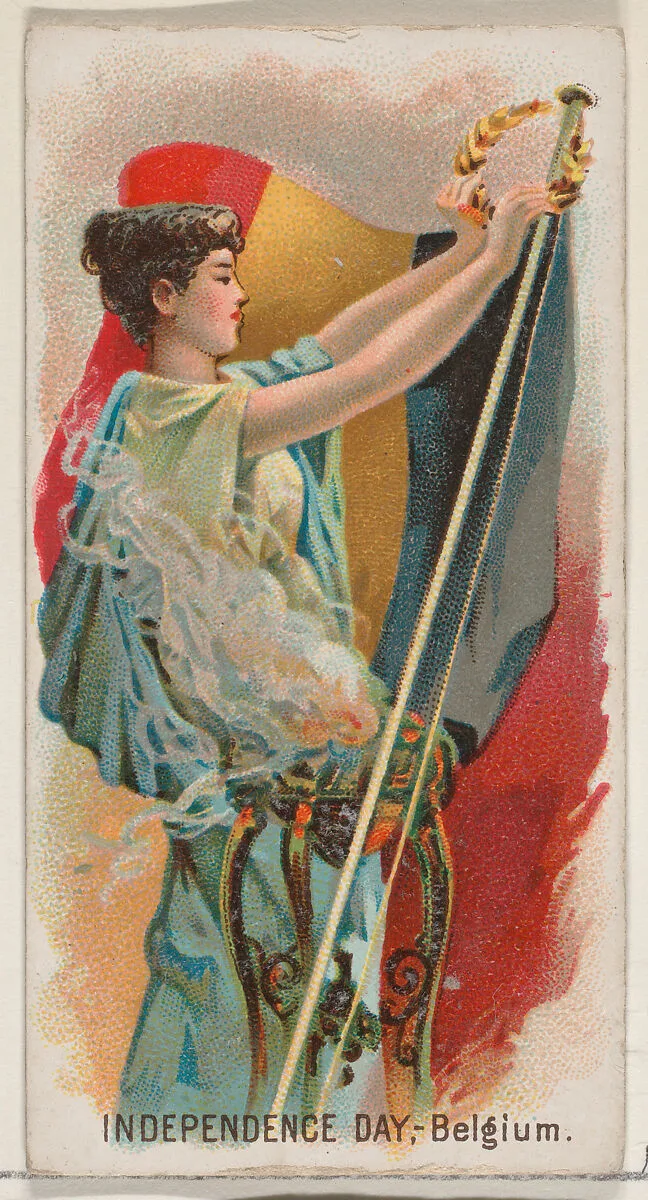 Independence Day, Belgium, Austria, from the Holidays series (N80) for Duke brand cigarettes — W. Duke, Sons & Co.|George S. Harris & Sons