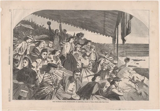 Our Watering Places – Horse Racing at Saratoga (from "Harper's Weekly," Vol. IX)