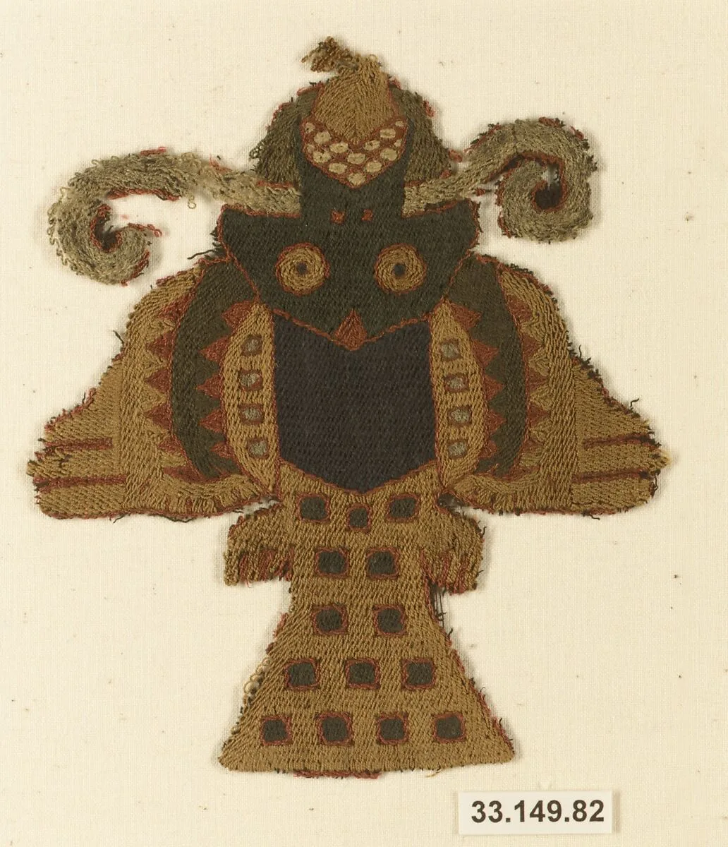 Embroidered Fragment — Unknown