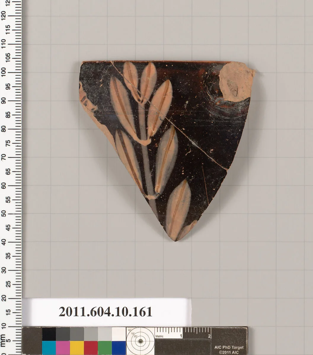 Terracotta rim fragment of a skyphos (deep drinking cup) — Unknown