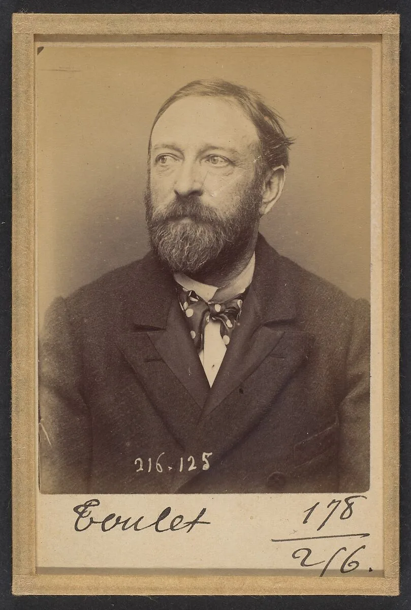 Toulet. Guy, Flavien. 41 ans, né à Boufler (Somme). Entrepreneur de peinture. Anarchiste. 23/3/94. — Alphonse Bertillon