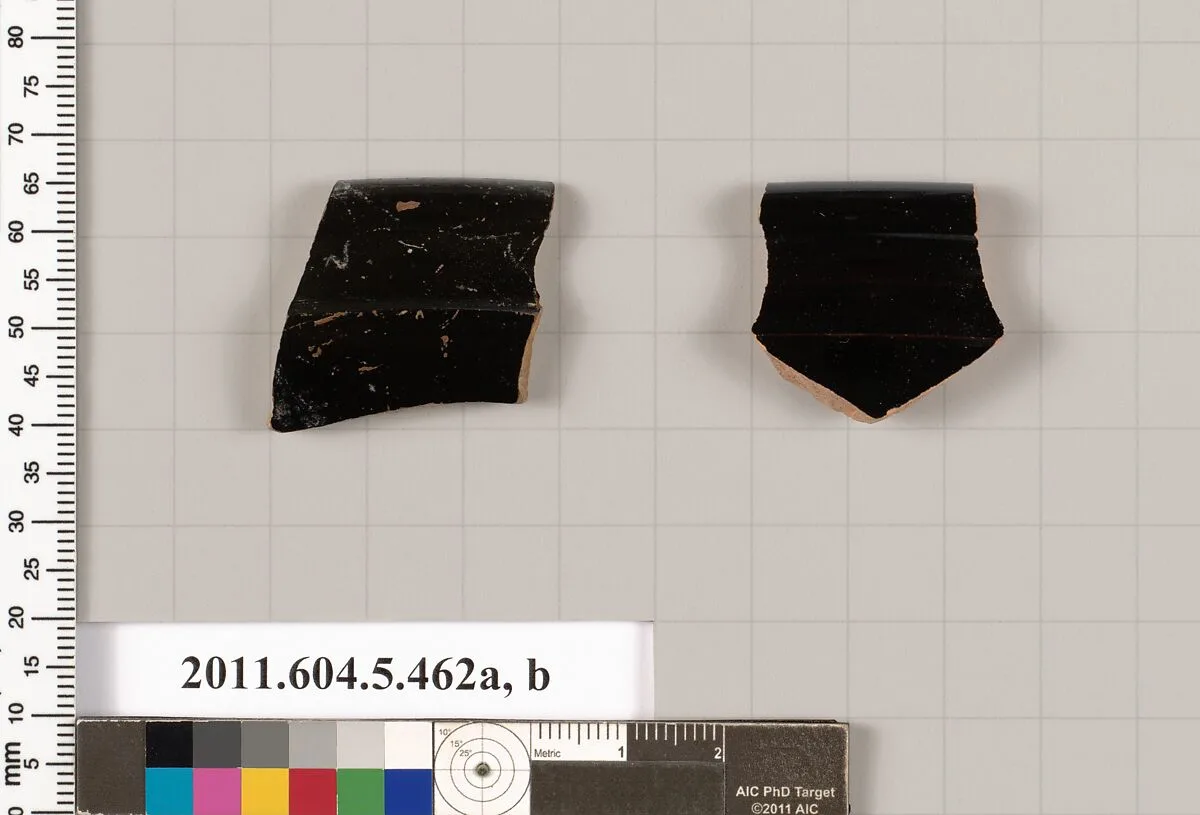 Terracotta rim fragments of kylikes (drinking cups) — Unknown
