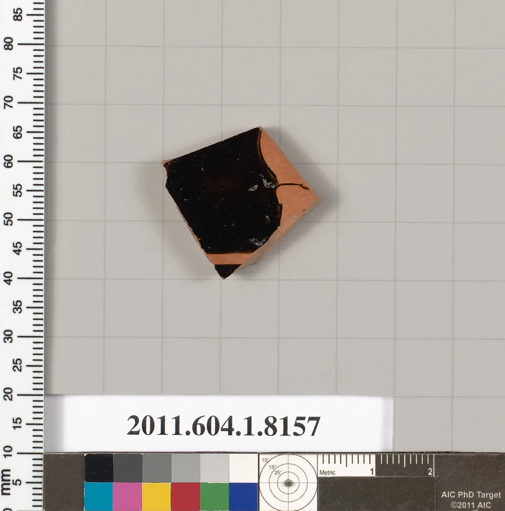 Terracotta fragment of a kylix (drinking cup) — Unknown