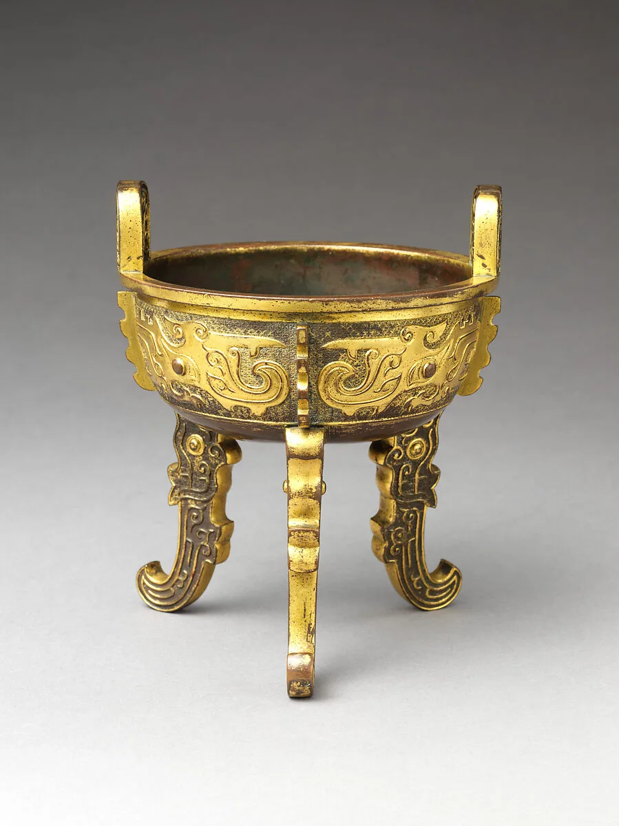 청동 향로 중국 명|靑銅香爐 中國 明|Archaistic tripod censer (Ding) — Unknown