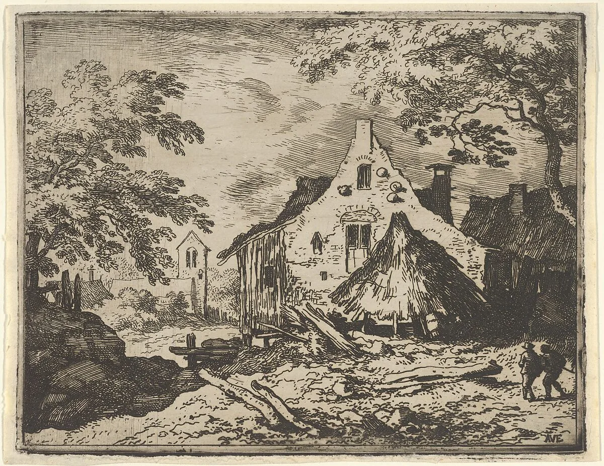 The Haybarn with Movable Roof — Allart van Everdingen