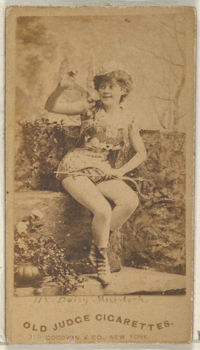 Daisy Murdoch, from the Actors and Actresses series (N171) for Old Judge Cigarettes — Goodwin & Company