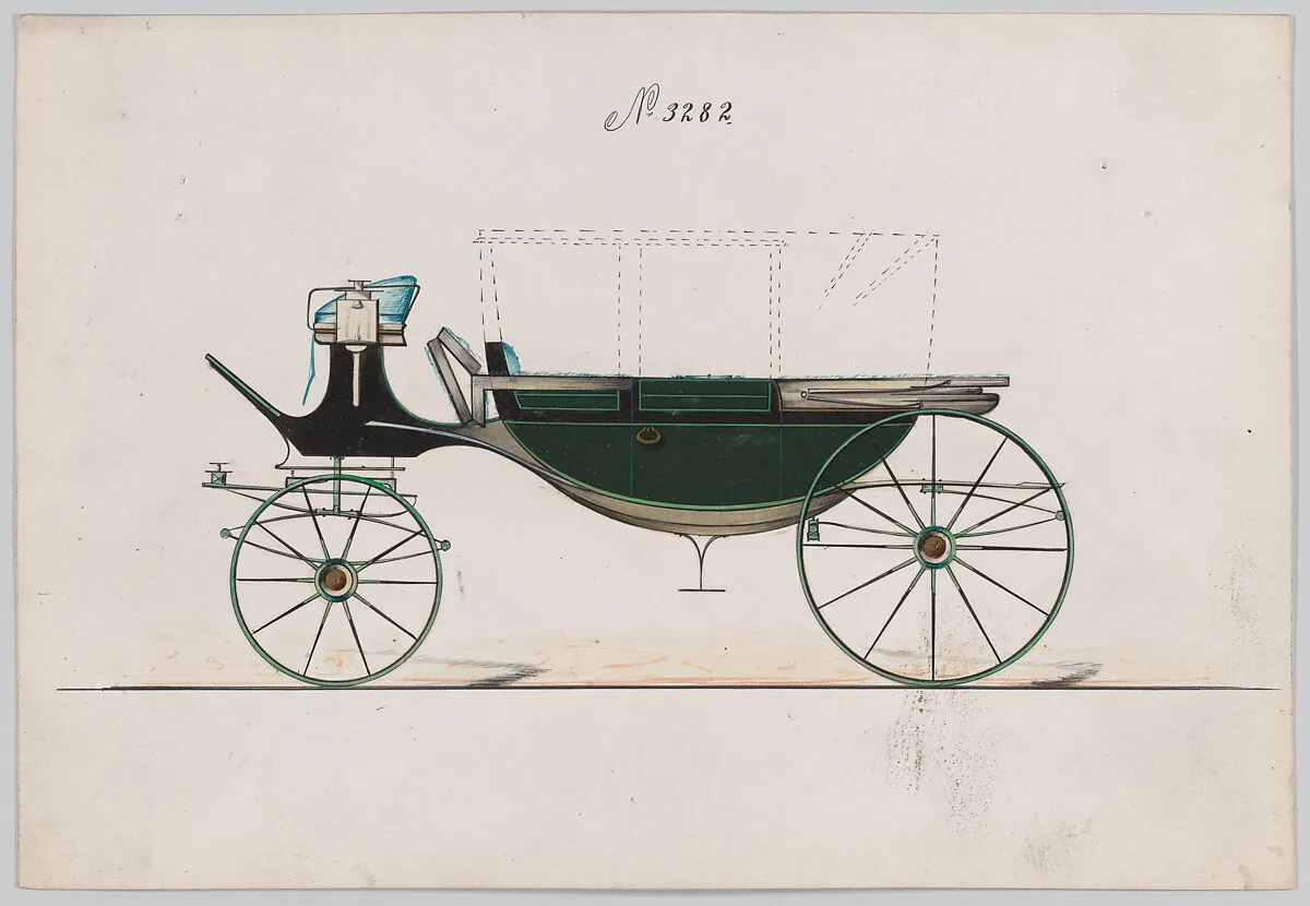 Design for Landau, No. 3282 — Brewster & Co.