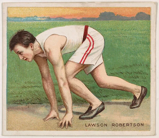 Lawson Robertson, Track and Field, from Mecca & Hassan Champion Athlete and Prize Fighter collection, 1910