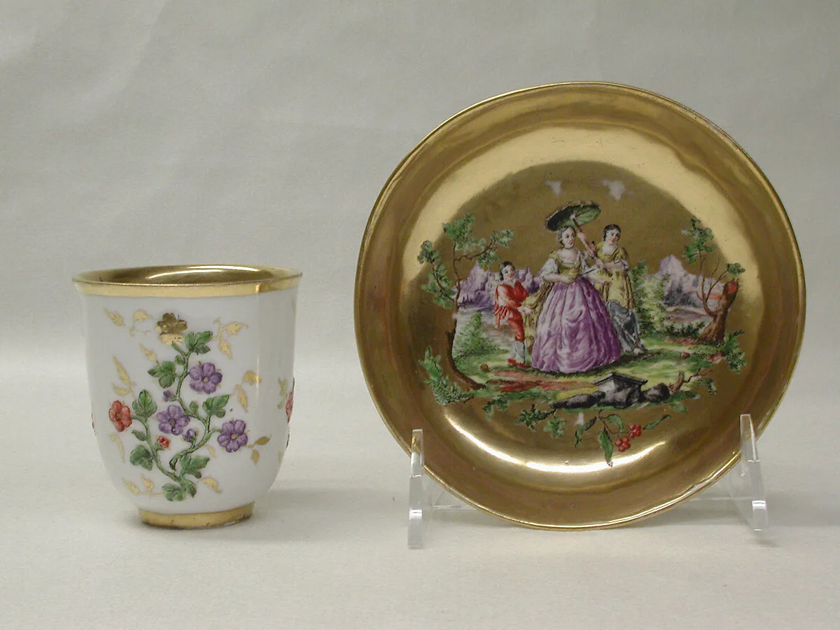 Saucer (part of a service) — Nymphenburg Porcelain Manufactory|Kajetan Purtscher