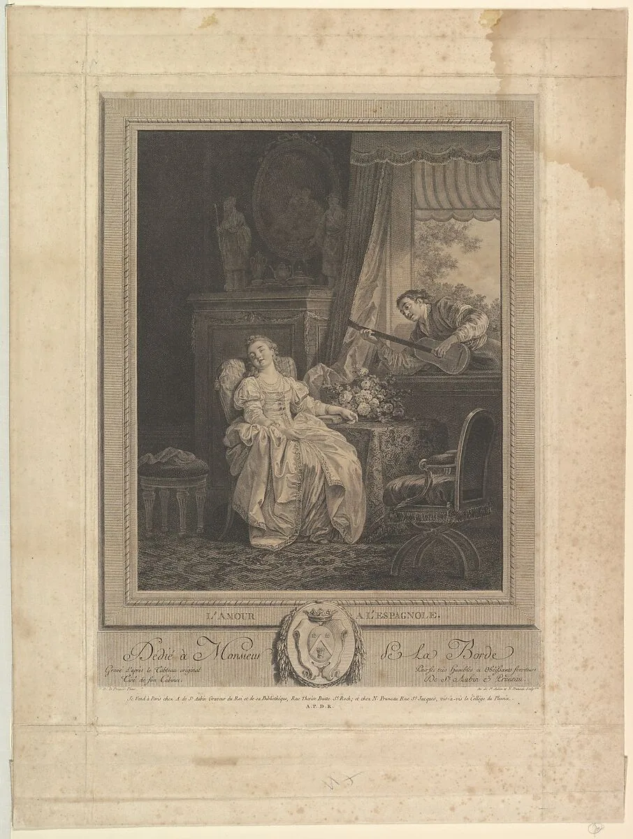 L'Amour a L'Espagnole — Augustin de Saint-Aubin|Jean-Baptiste Le Prince|Noël Pruneau|Augustin de Saint-Aubin|Noël Pruneau