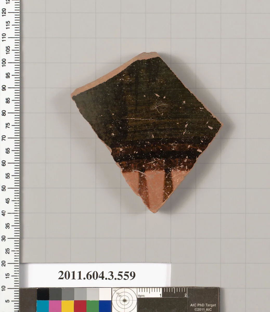 Terracotta fragment of a column-krater (bowl for mixing wine and water) — Unknown