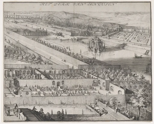 Detail of the Park at Enghien (right half)