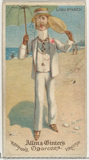 Long Branch, from World's Dudes series (N31) for Allen & Ginter Cigarettes