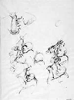 Study for The Judas Kiss: Christ and Judas