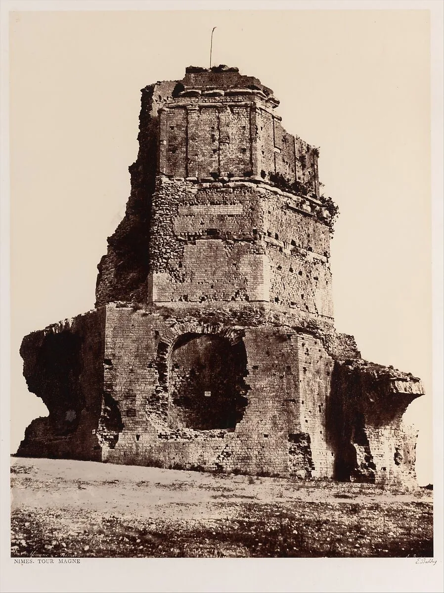 Nîmes, Tour Magne — Edouard Baldus