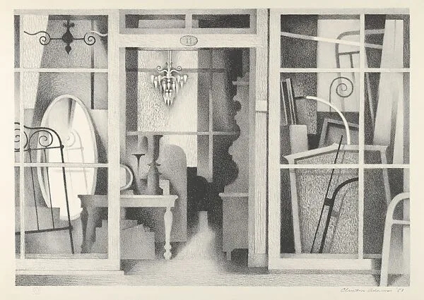Untitled--Antique store window — Clinton Adams