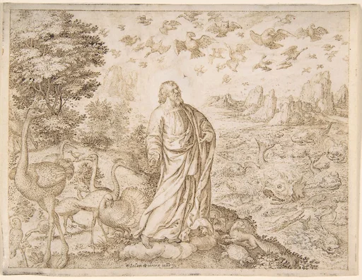 The Creation of the Fish and the Birds