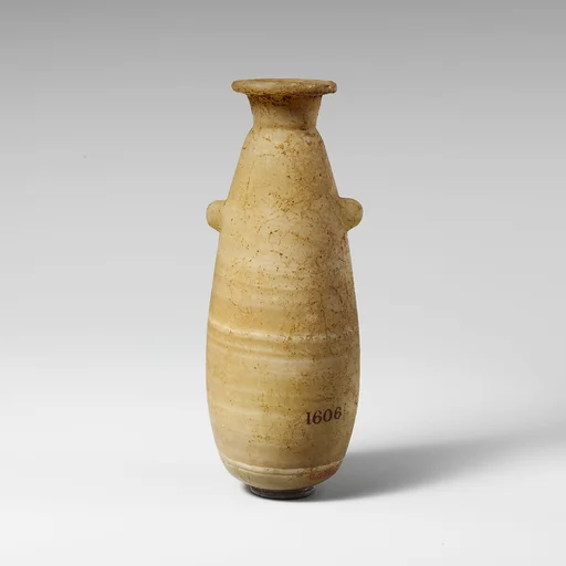 Alabaster alabastron (perfume vase)