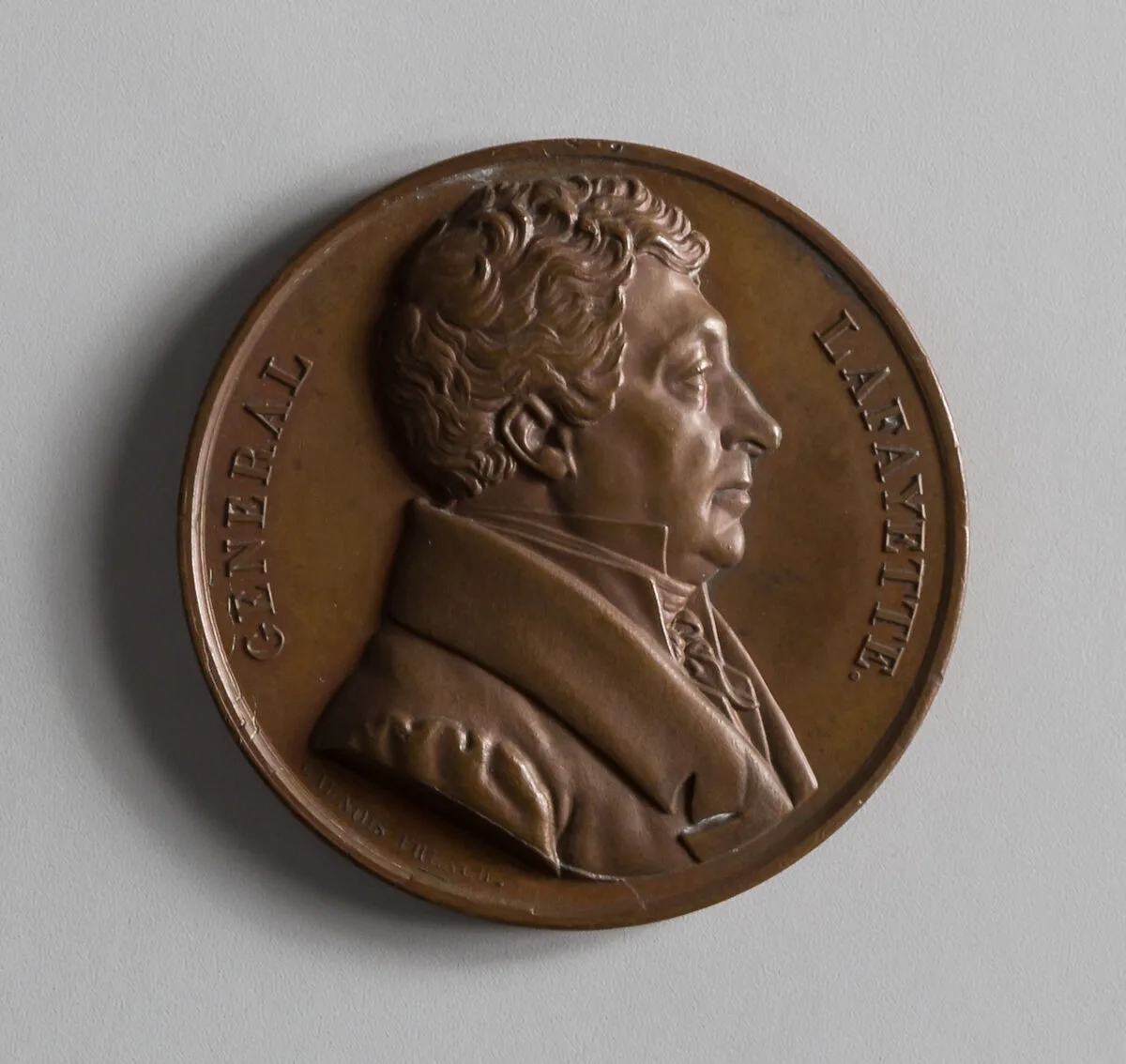 Medal of the Marquis de Lafayette — François Augustin Caunois