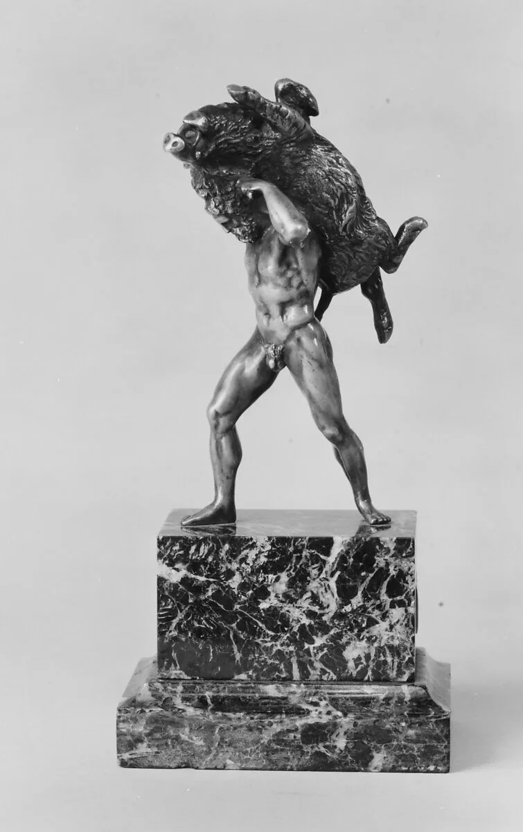 Hercules and the Erymanthian Boar — Antoine-Louis Barye