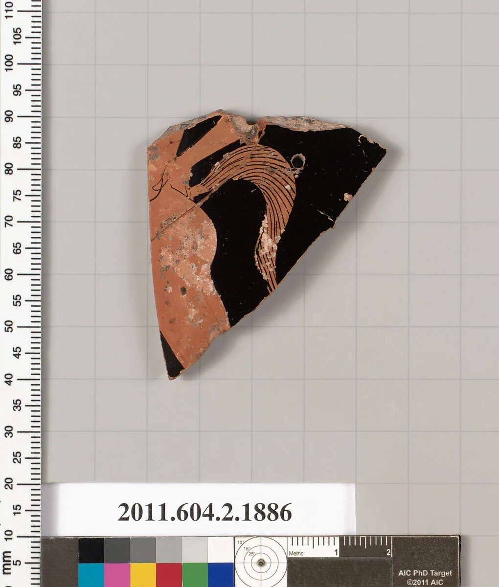 Terracotta fragment of a skyphos (deep drinking cup) — Unknown