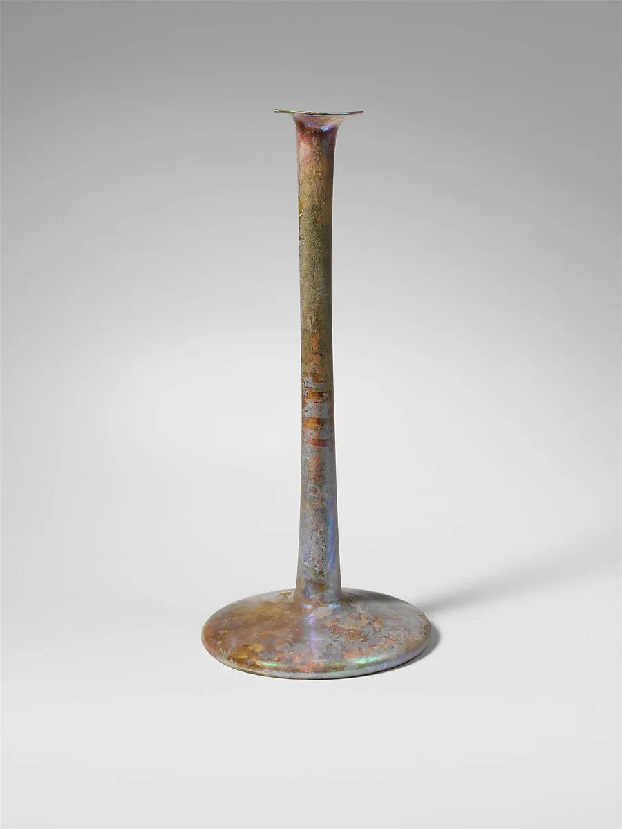 Glass perfume bottle — Unknown