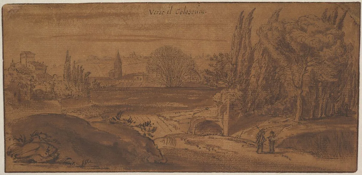 View in Rome near the Colosseum — Michiel van Overbeek