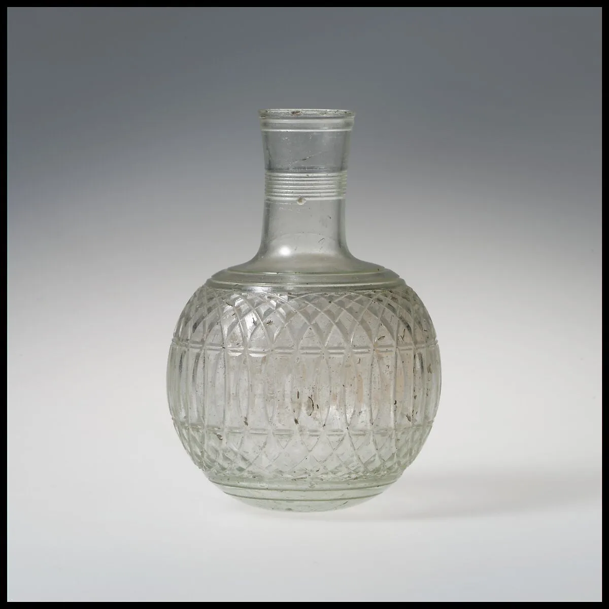 Glass globular bottle — Unknown
