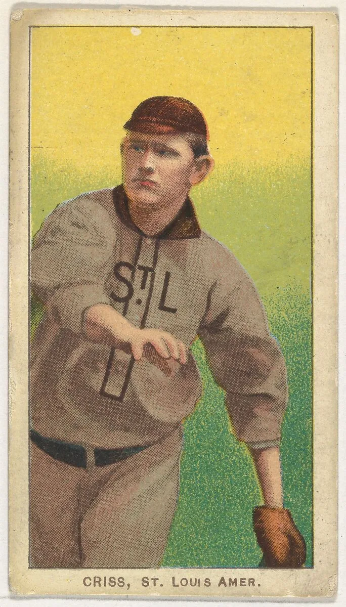 Criss, St. Louis, American League, from the White Border series (T206) for the American Tobacco Company — American Tobacco Company