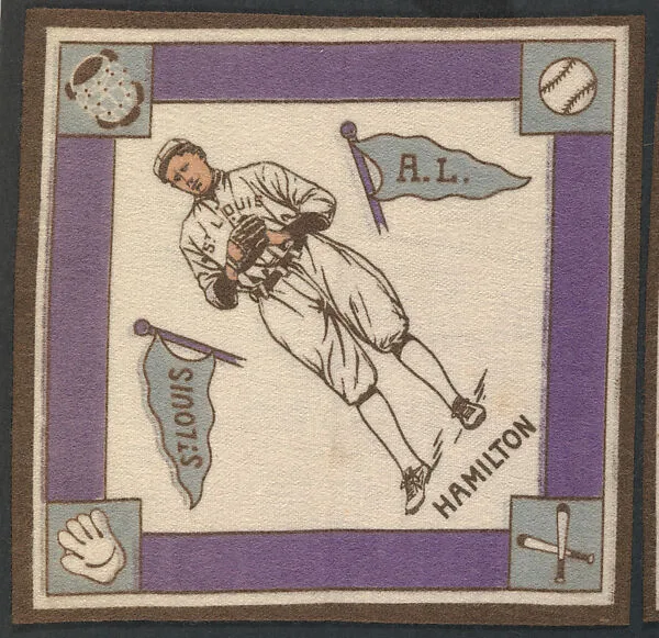 Earl Hamilton, St. Louis, American League from Baseball Players Felt Blanket series (B18) — Unknown