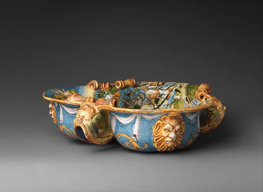 Wine cooler with Charles V’s Victory at Mühlberg