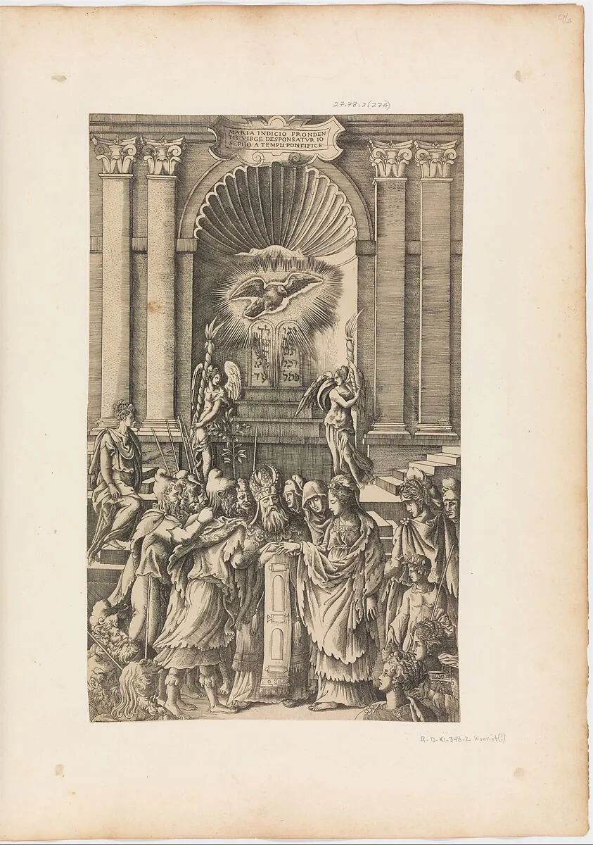 Marriage of The Virgin — Parmigianino (Girolamo Francesco Maria Mazzola)|Pierre Woeiriot de Bouzey II