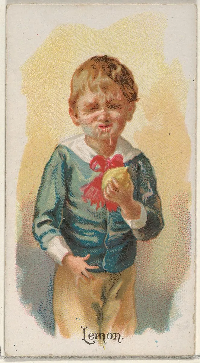 Lemon, from the Fruits series (N12) for Allen & Ginter Cigarettes Brands — Allen & Ginter|George S. Harris & Sons