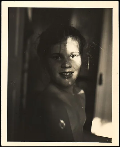 [Unidentified Young Girl without Shirt]